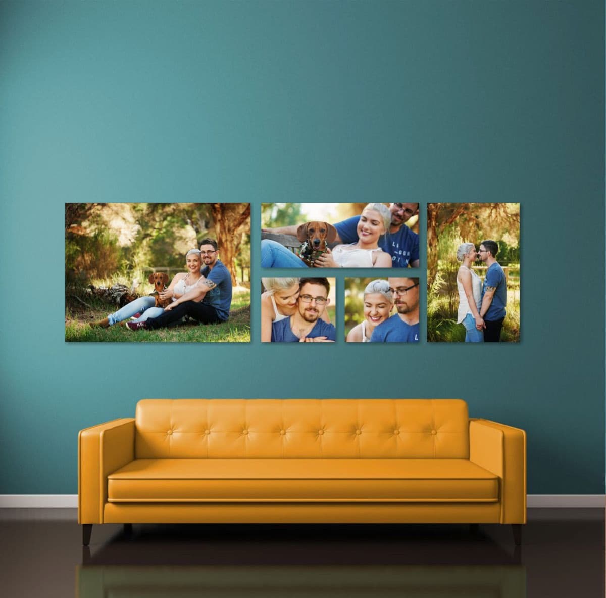 VossCanvasWallArtCouplePhotosColour